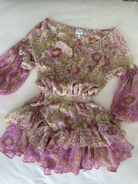 MISA MINI DRESS SIZE XS FLORAL